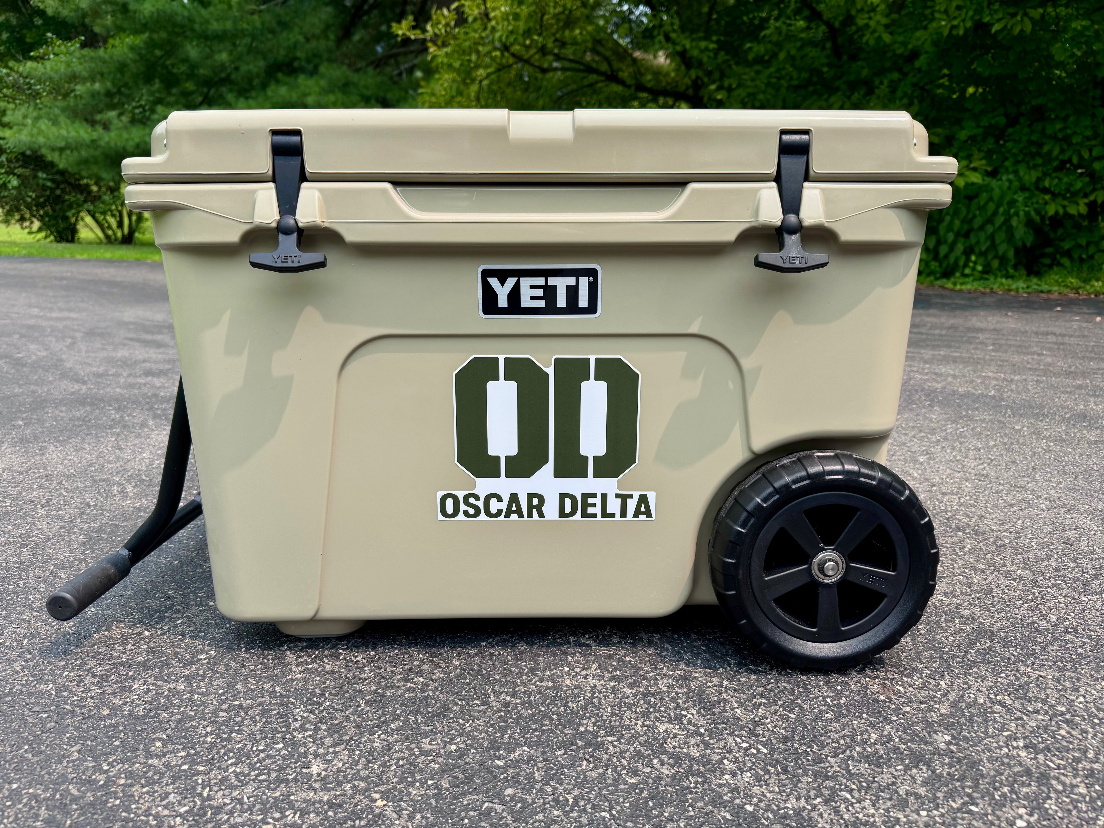 Oscar Delta Flagship Die Cut Decal – 8"