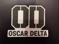 Oscar Delta Flagship Die Cut Decal – 3"