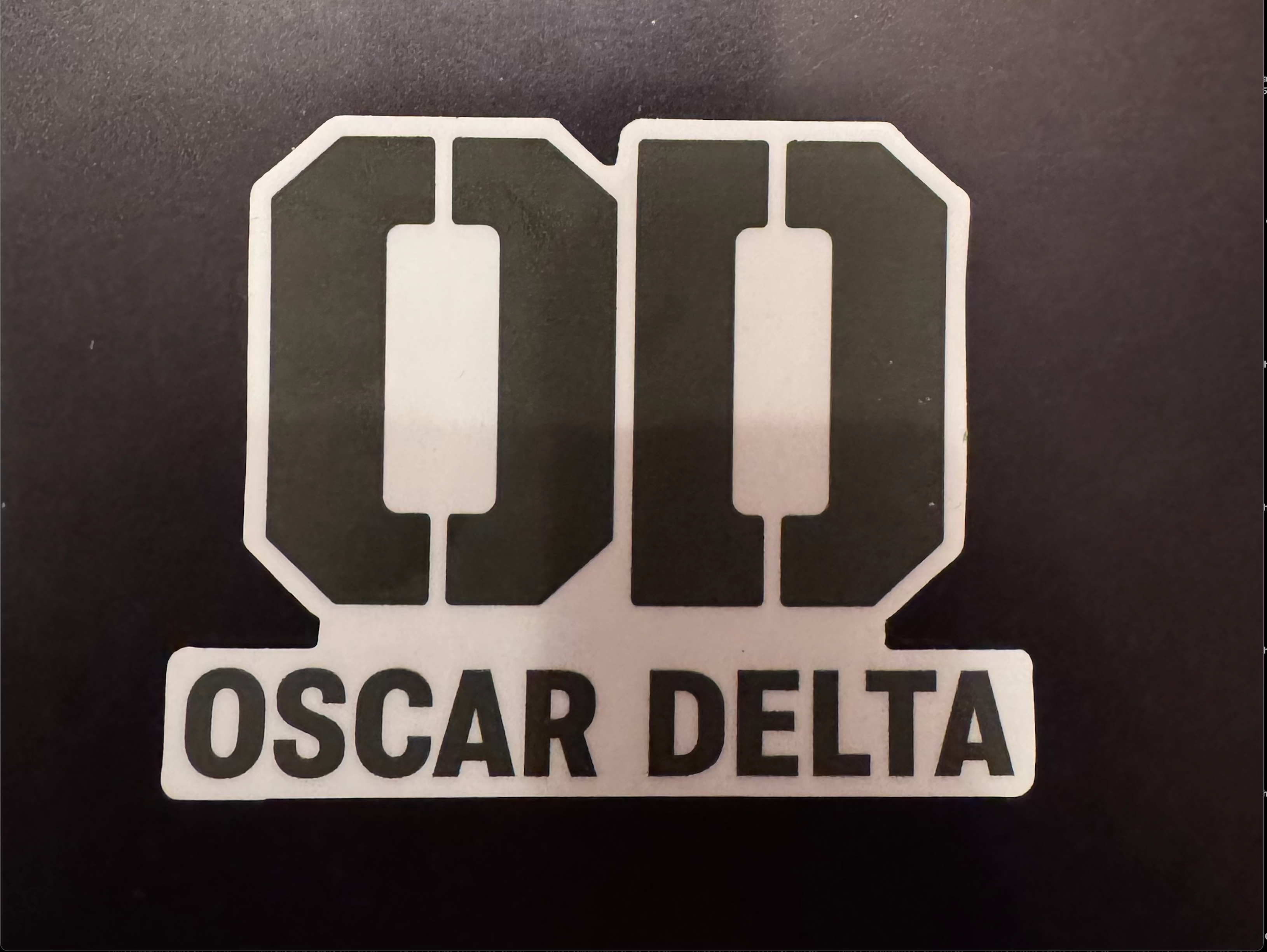 Oscar Delta Flagship Die Cut Decal – 3"